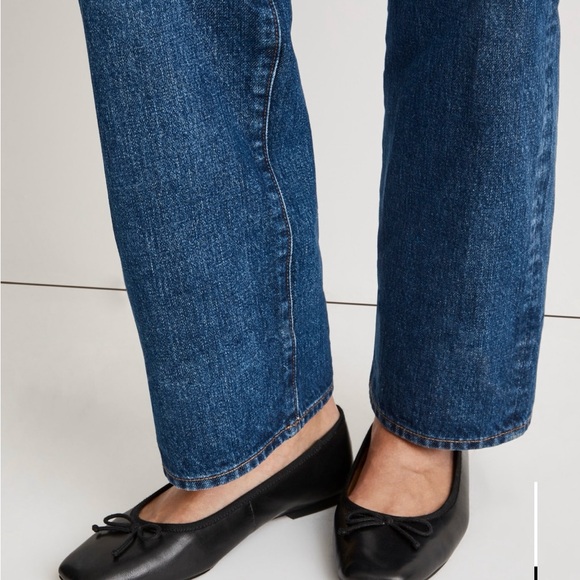 Madewell Black April Leather Flats - Picture 2 of 7